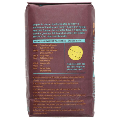 Organic Wholegrain Buckwheat Flour 1kg - Doves Farm - Flour - Eco Natural Products
