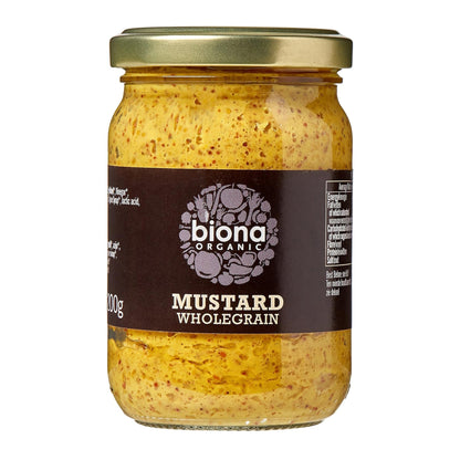 Organic Wholegrain Mustard 200g - Biona - Sauce - Eco Natural Products