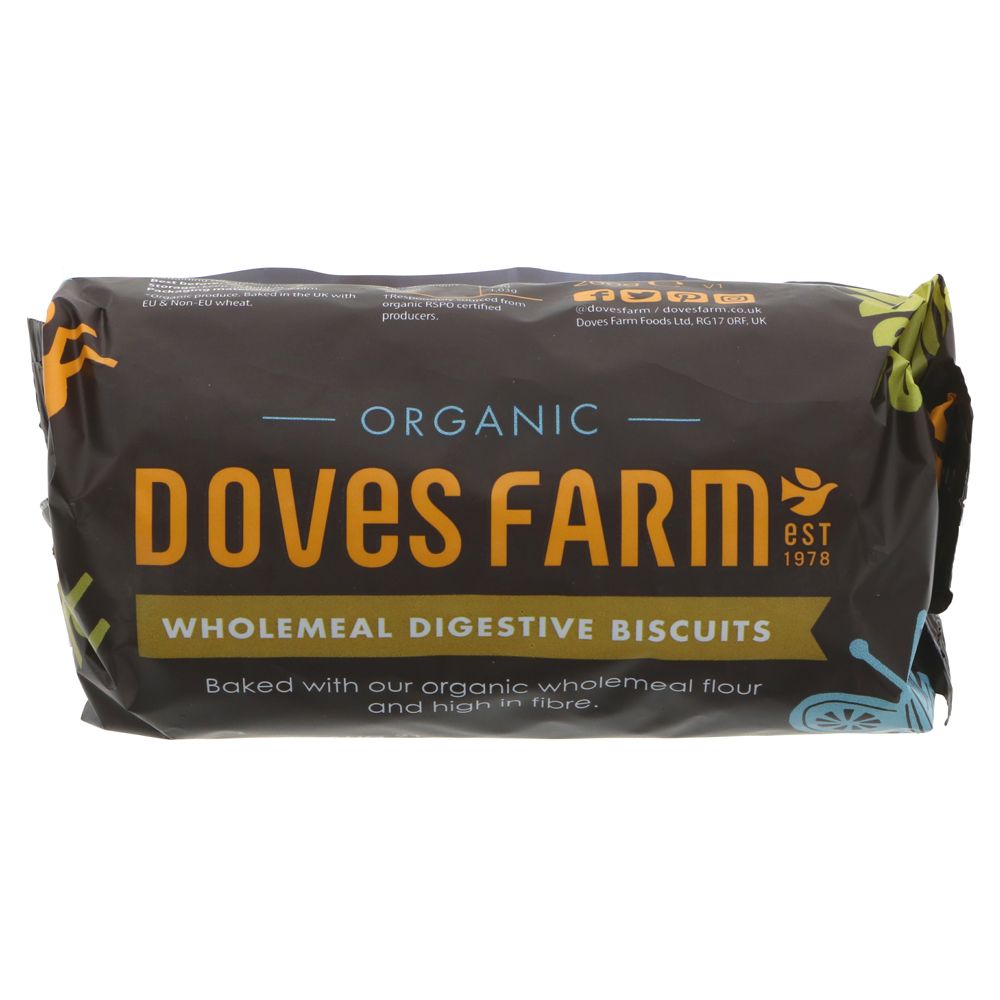 Organic Wholemeal Digestive Biscuits 200g - Doves Farm - Biscuits - Eco Natural Products