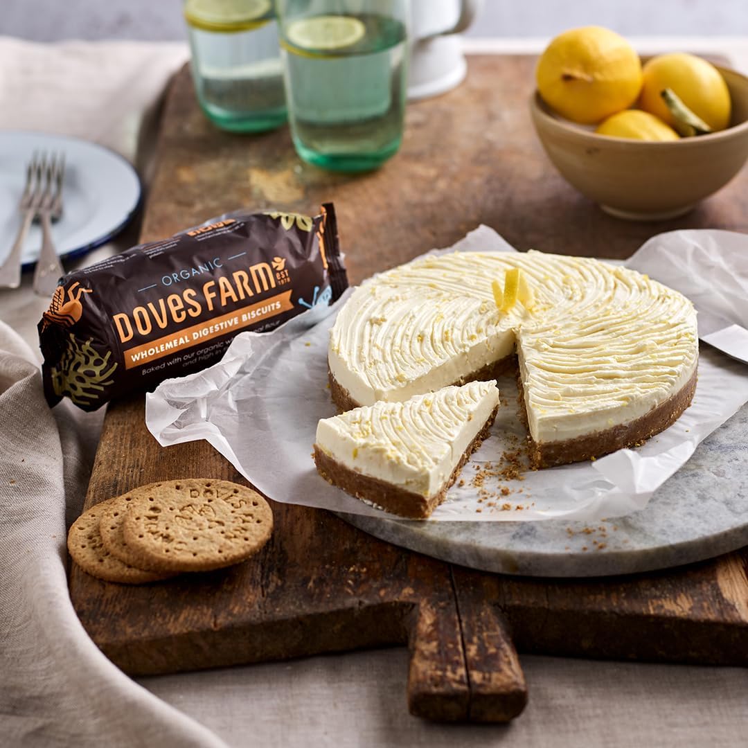 Organic Wholemeal Digestive Biscuits 200g - Doves Farm - Crackers - Eco Natural Products