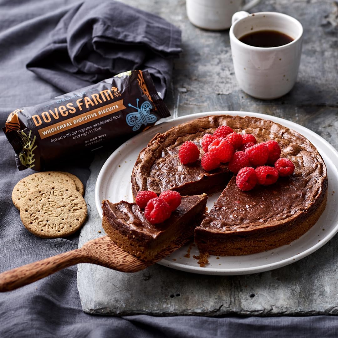 Organic Wholemeal Digestive Biscuits 200g - Doves Farm - Crackers - Eco Natural Products