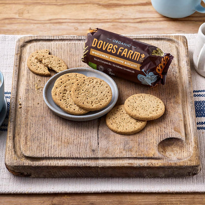 Organic Wholemeal Digestive Biscuits 200g - Doves Farm - Crackers - Eco Natural Products