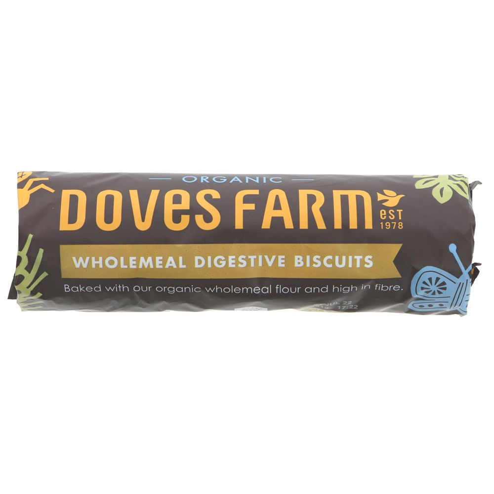 Organic Wholemeal Digestive Biscuits 400g - Doves Farm - Biscuits - Eco Natural Products