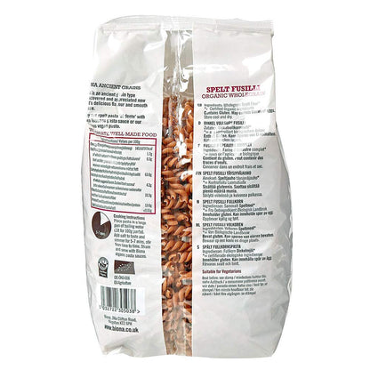 Organic Wholemeal Spelt Fusilli 500g - Biona - Pasta - Eco Natural Products