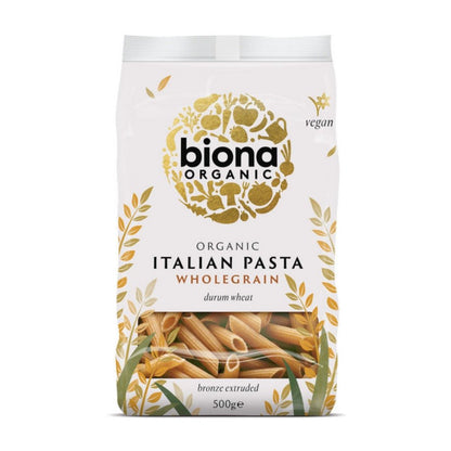 Organic Wholewheat Penne 500g - Biona - Pasta - Eco Natural Products