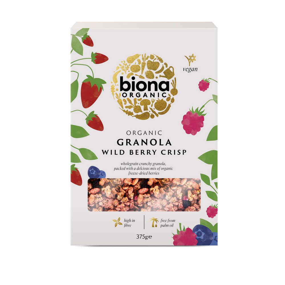 Organic Wild Berry Granola 375g - Biona - Granola - Eco Natural Products