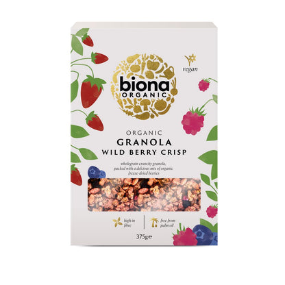 Organic Wild Berry Granola 375g - Biona - Granola - Eco Natural Products