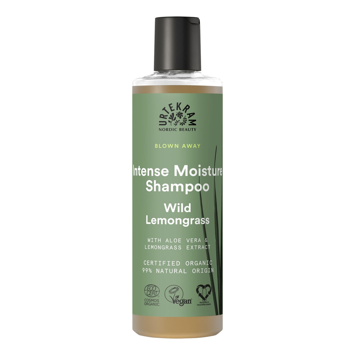 Urtekram Organic Wild Lemongrass Shampoo for Normal Hair 250ml/500ml – 250ml