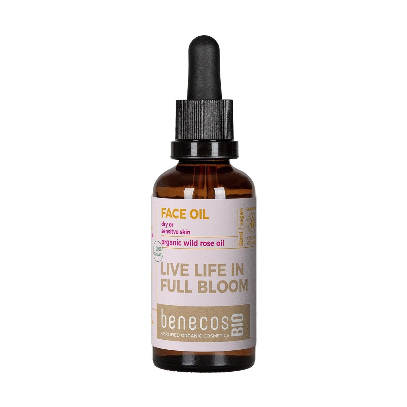 Organic Wild Rose Face Oil 50ml [BLACK FRIDAY] - Eco Natural Products - Benecos - Face oil