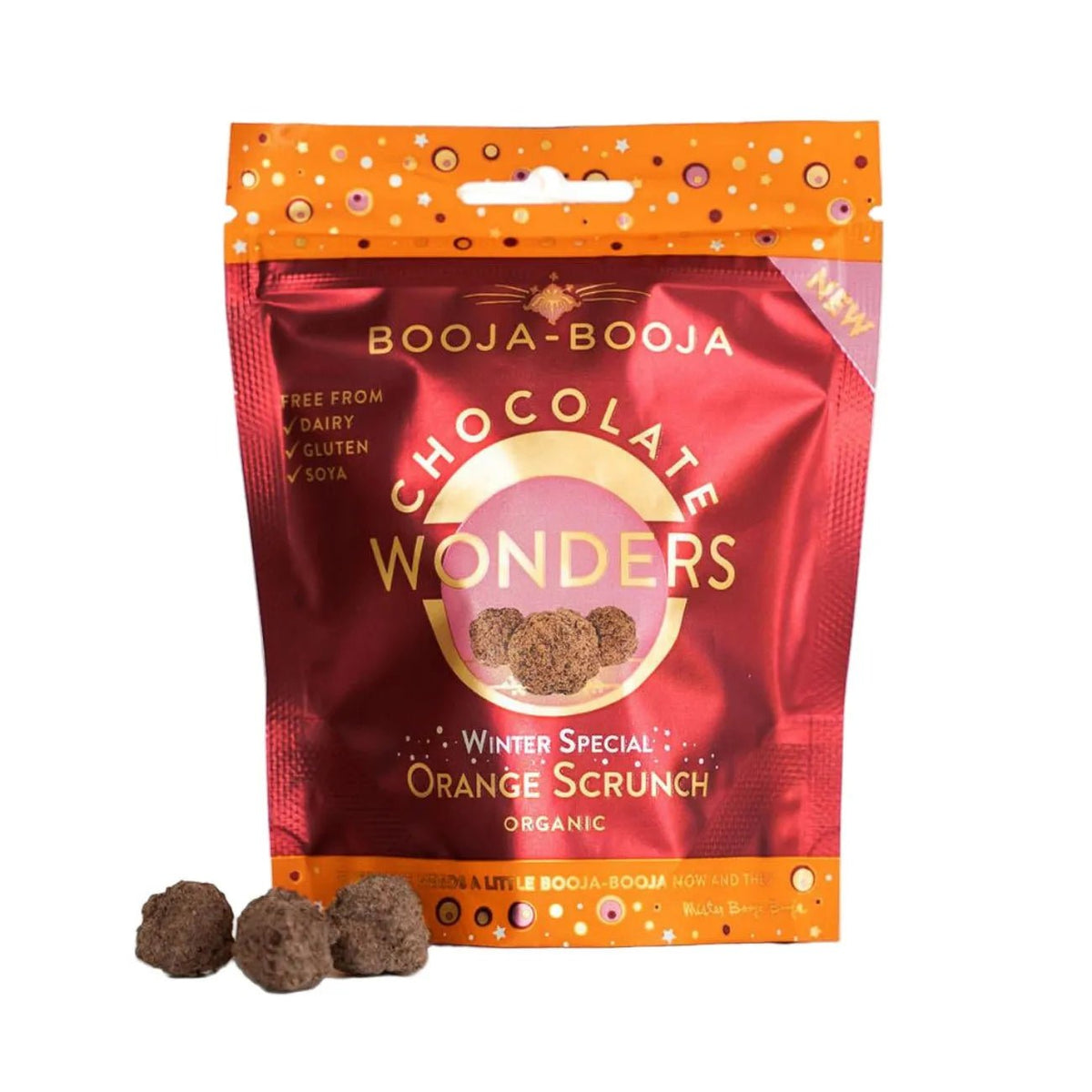 Organic Winter Special Orange Scrunch Chocolate Wonders 65g - Booja - Booja - Chocolates - Booja - Booja