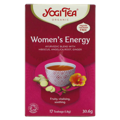 Organic Women's Energy Tea 17 Bags - Yogi Tea - Tea - Eco Natural Products