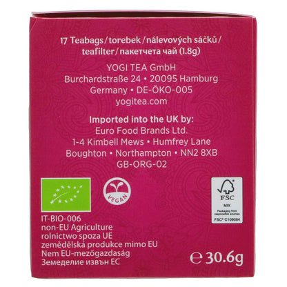 Organic Women's Energy Tea 17 Bags - Yogi Tea - Tea - Eco Natural Products