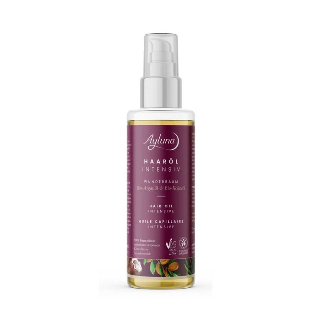 Organic Wondertree Intensive Hair Oil 100ml - Ayluna - Deep Conditioning - Eco Natural Products