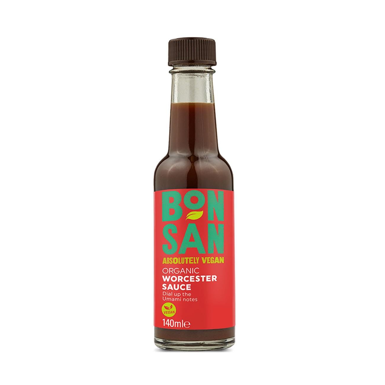 Organic Worcester Vegan Sauce 140ml - Eco Natural Products - Bonsan - Sauce