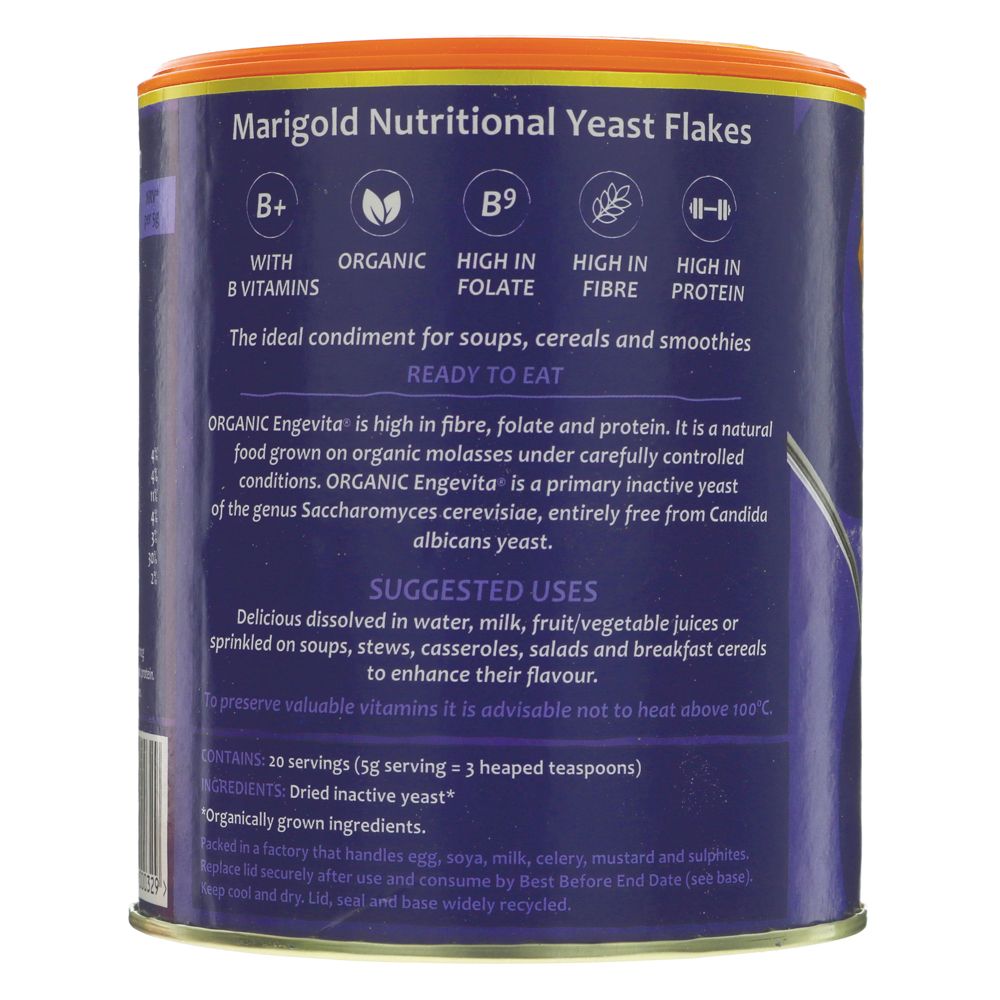 Organic Yeast Flakes Engevita 100g - Marigold - Yeast flakes - Eco Natural Products