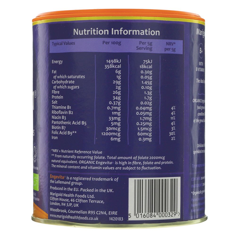 Organic Yeast Flakes Engevita 100g - Marigold - Yeast flakes - Eco Natural Products