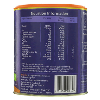 Organic Yeast Flakes Engevita 100g - Marigold - Yeast flakes - Eco Natural Products