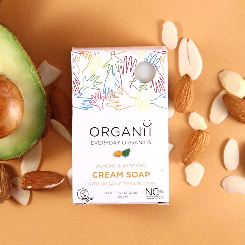 Organii Organic Almond & Avocado Cream Soap 100g [BLACK FRIDAY] - Eco Natural Products - Organii - Cream Soaps