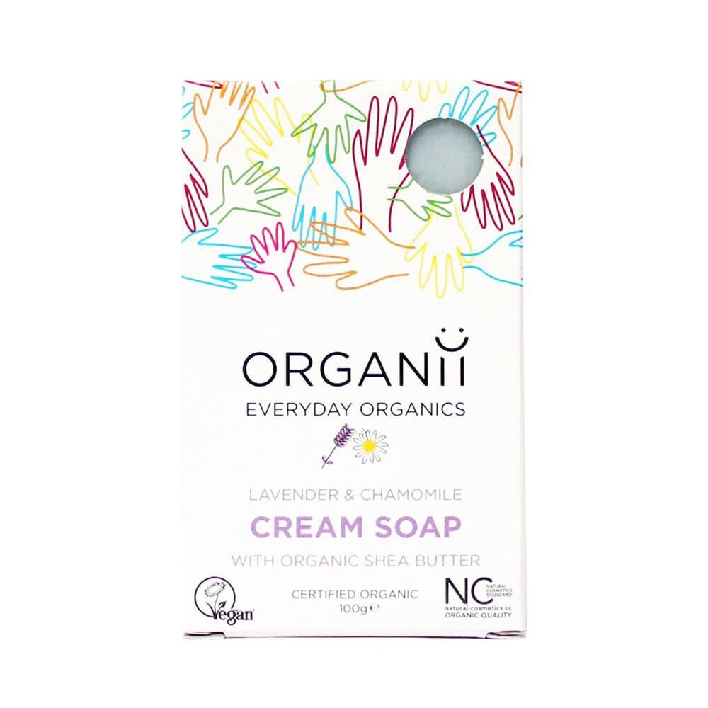 Organii Organic Lavender & Chamomile Cream Soap 100g - Organii - Cream Soaps - Eco Natural Products