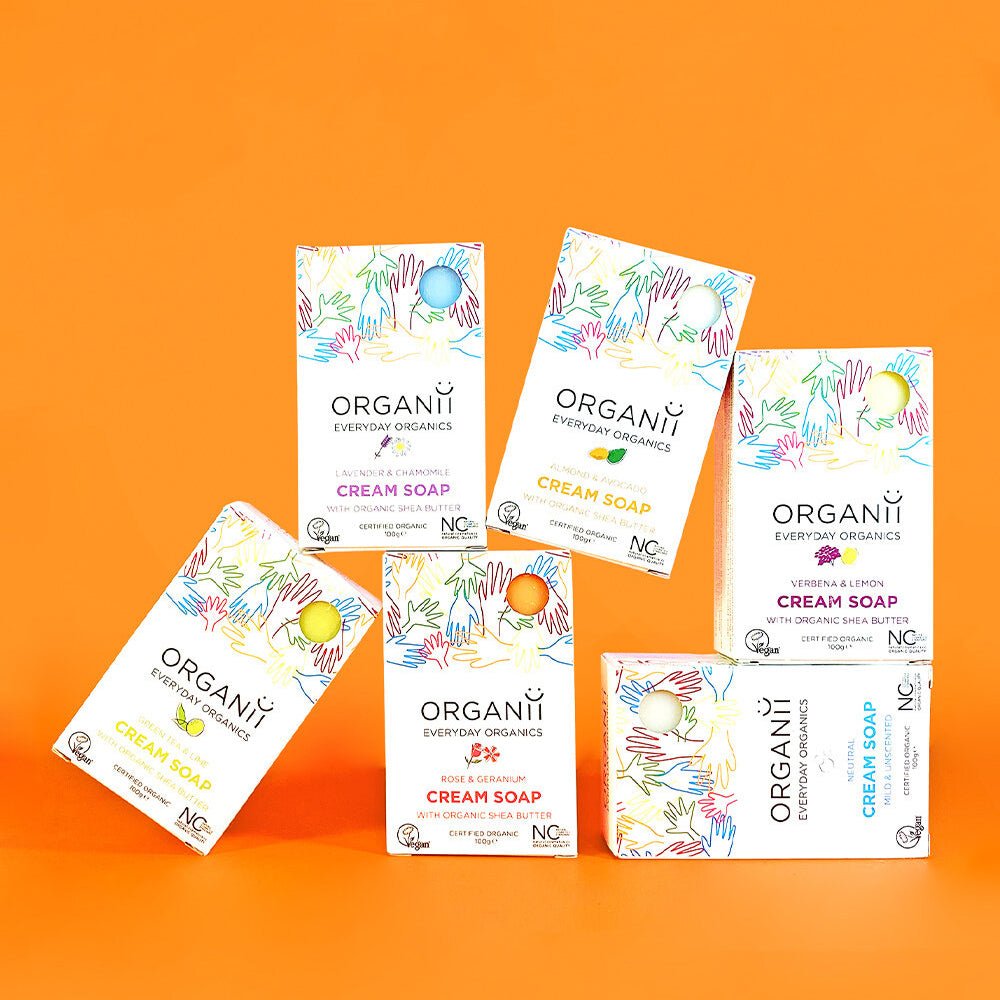 Organii Organic Rose & Geranium Cream Soap 100g - Organii - Cream Soaps - Eco Natural Products