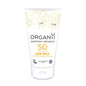 Front view of Organii Sun Milk SPF50 125ml – natural vegan sunscreen for sensitive skin
