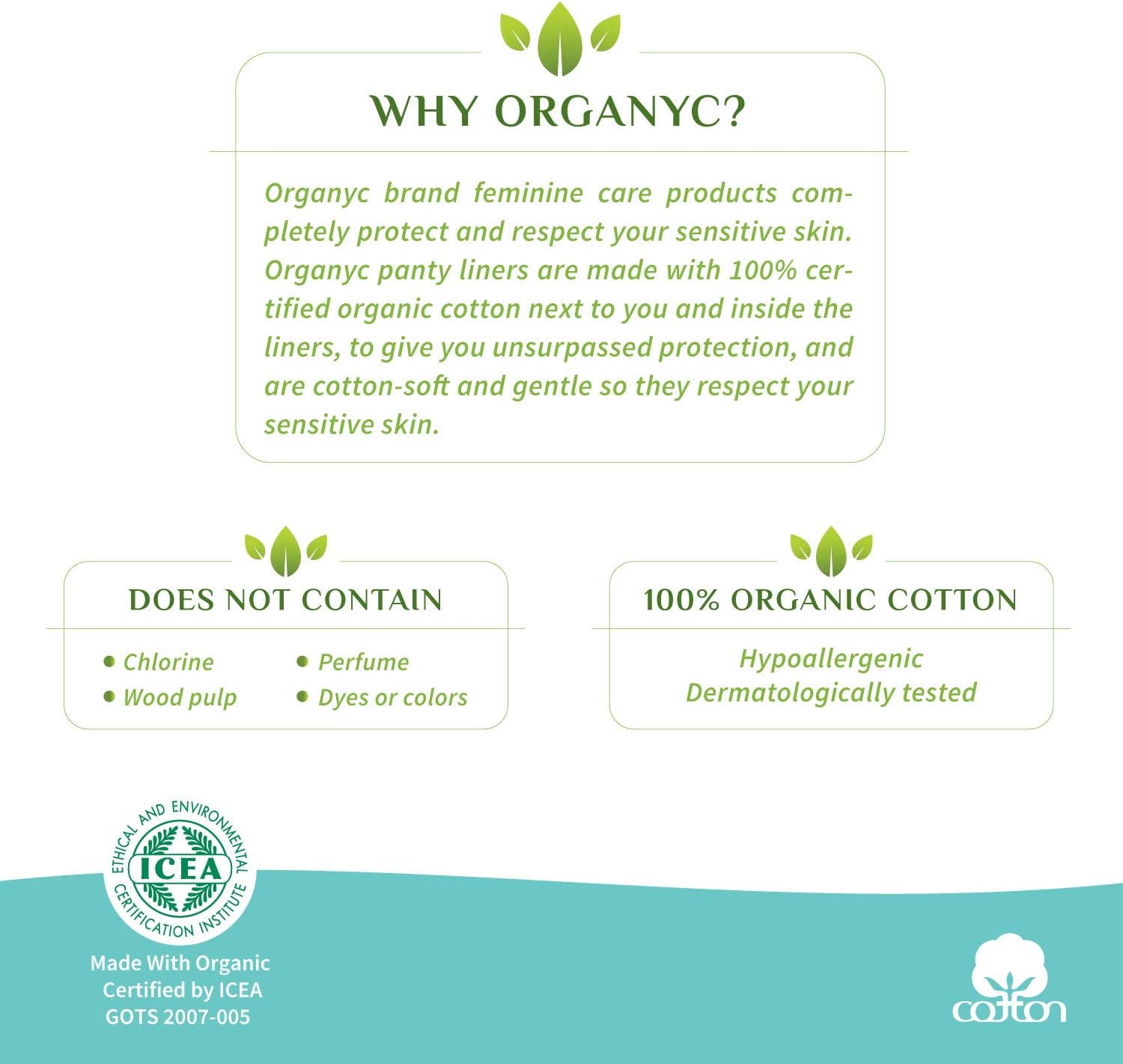 Organyc Organic Extra and Overnight Pads 7's [BLACK FRIDAY] - Eco Natural Products - Organyc - Feminine Sanitary Supplies