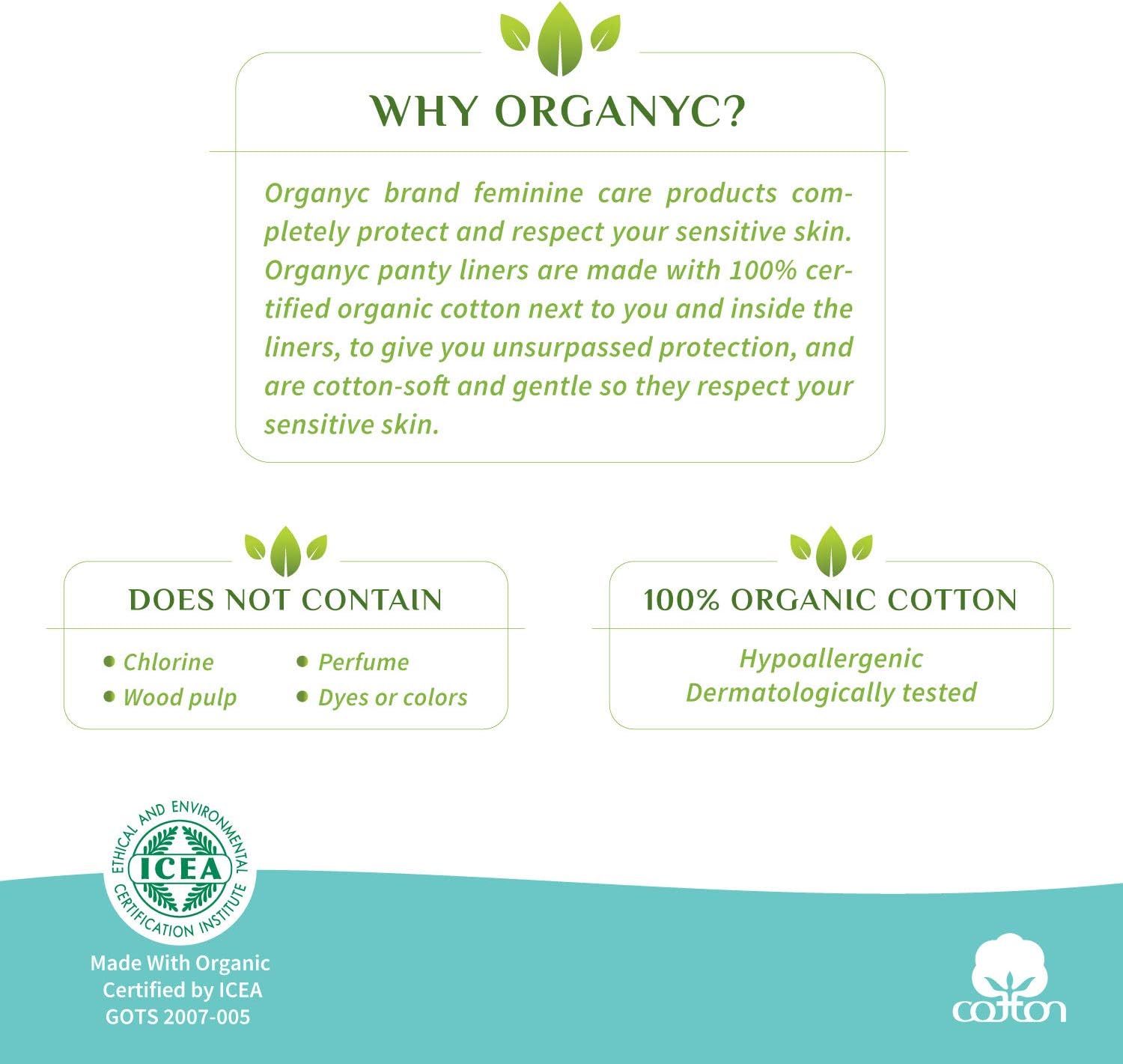 Organyc Organic Extra and Overnight Pads 7's - Organyc - Feminine Sanitary Supplies - Eco Natural Products