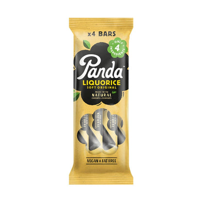 Original Liquorice Bars Pack 4x32g - Panda Liquorice - Liquorice - Eco Natural Products