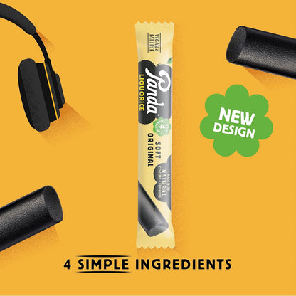 Original Liquorice Bars Pack 4x32g - Panda Liquorice - Liquorice - Eco Natural Products