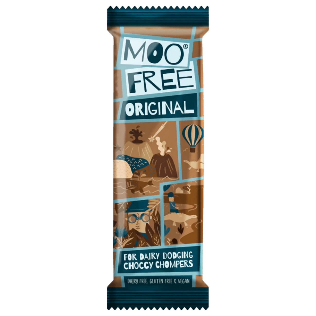 Original Milk Chocolate Dairy Free & Vegan Mini Bar 20g [BLACK FRIDAY] - Eco Natural Products - Moo Free - Chocolate