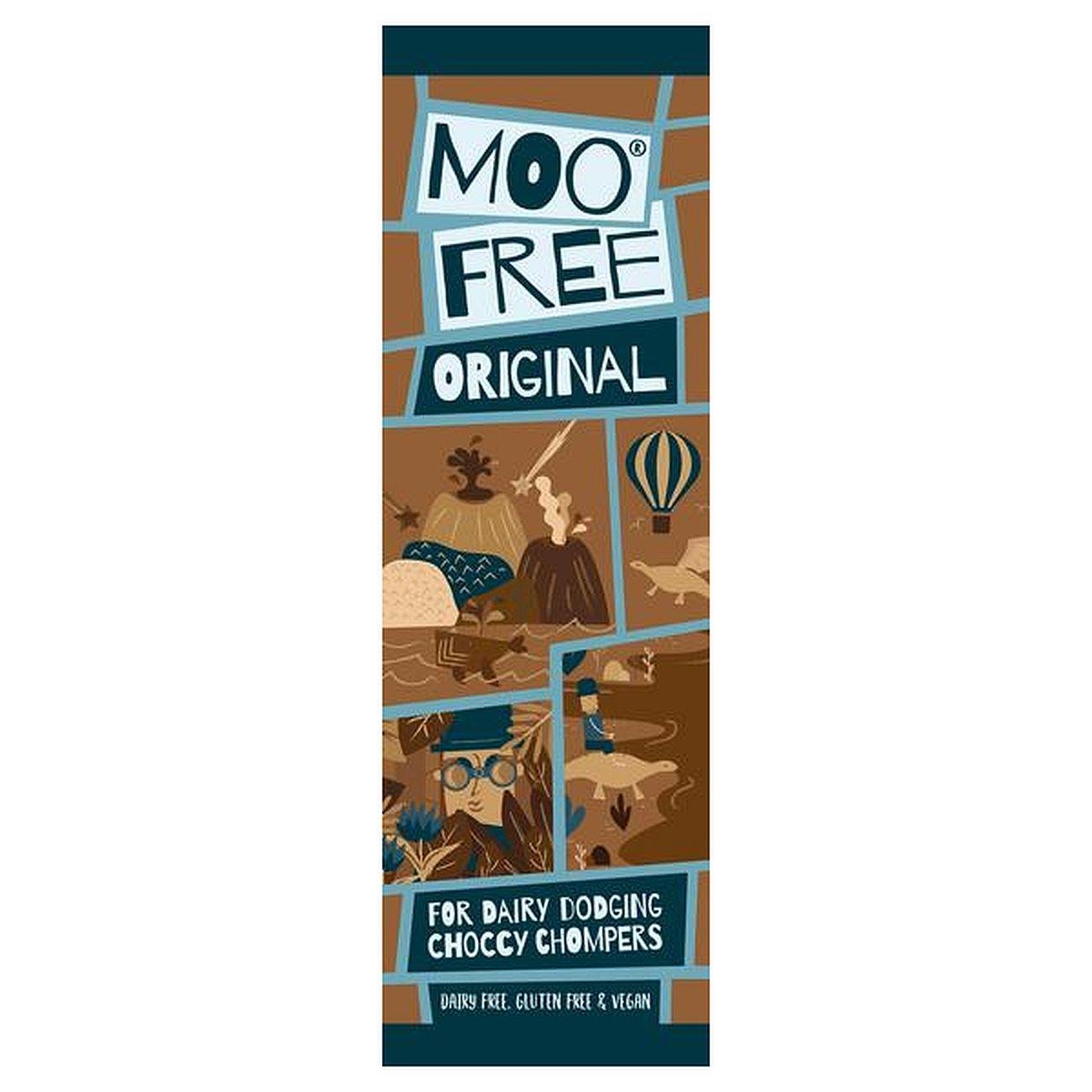 Original Milk Chocolate Dairy Free & Vegan Mini Bar 20g [BLACK FRIDAY] - Eco Natural Products - Moo Free - Chocolate