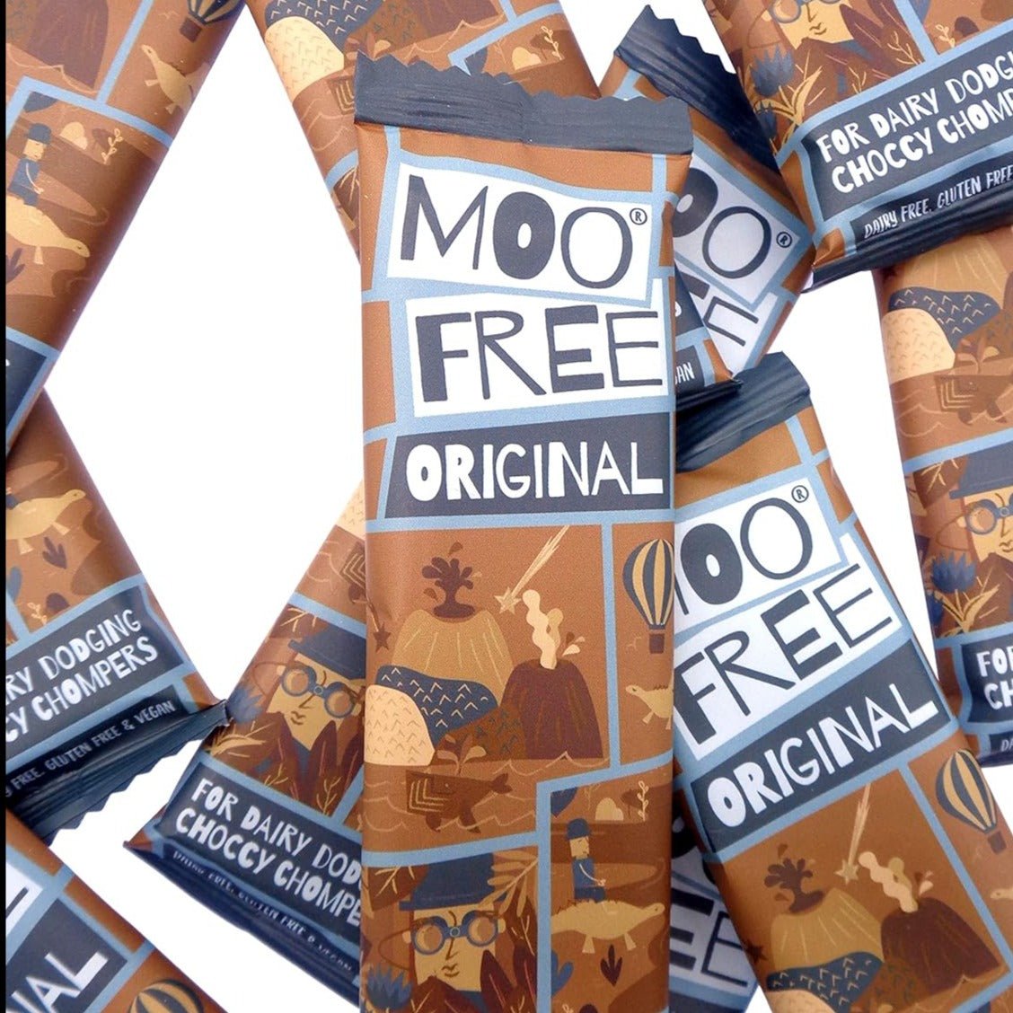 Original Milk Chocolate Dairy Free & Vegan Mini Bar 20g - Moo Free - Chocolate - Eco Natural Products