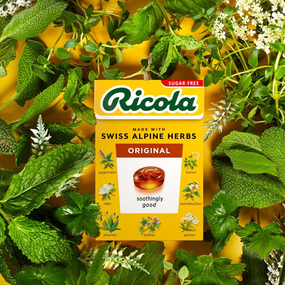 Original Sugar Free with Stevia Swiss Herbal Sweets 45g - Ricola - Herbal sweets - Eco Natural Products