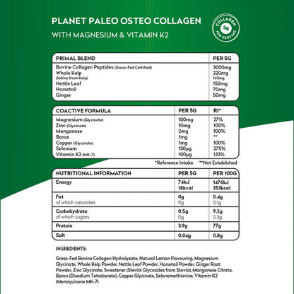 Osteo Collagen 175g - Planet Paleo - Food Supplement - Eco Natural Products