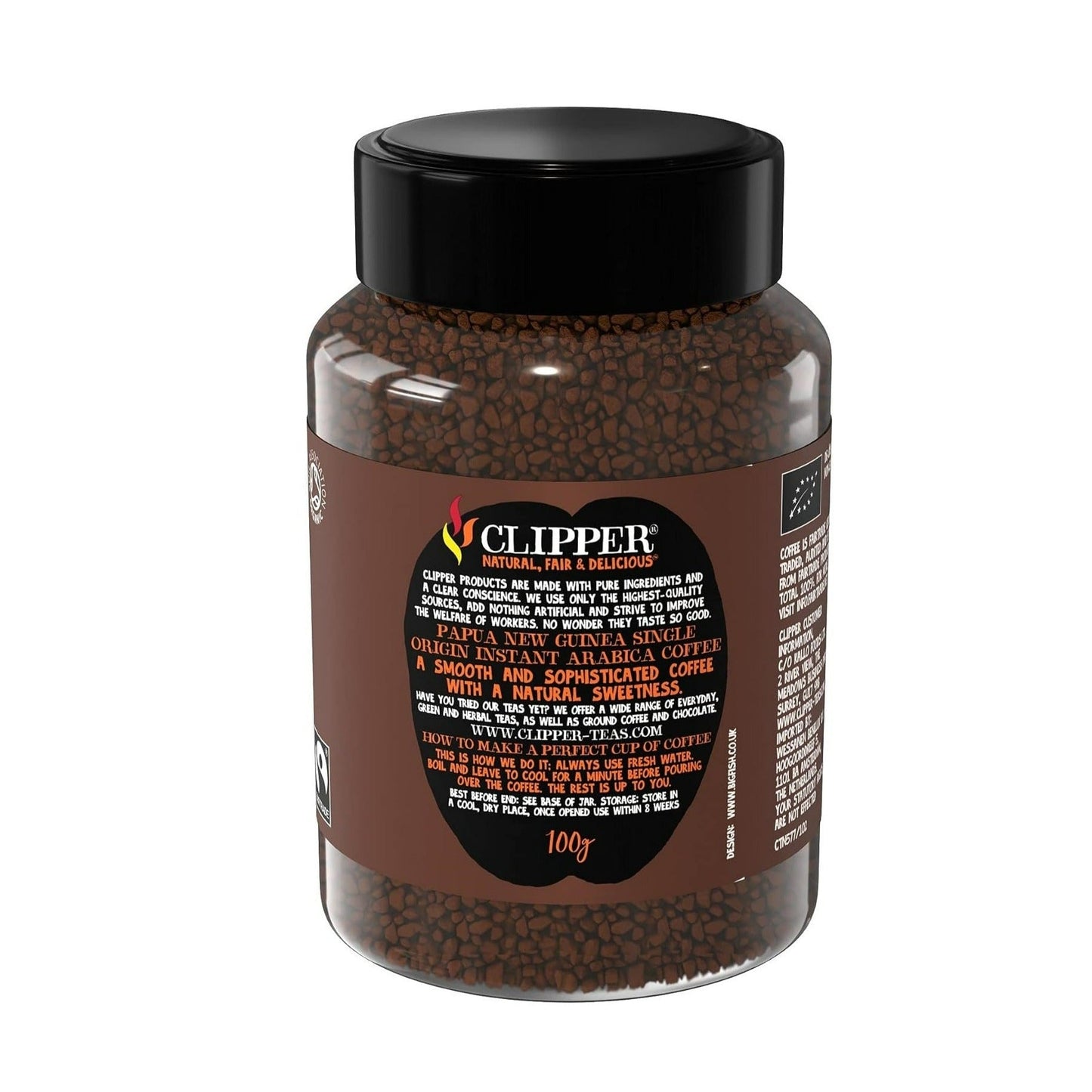 Papua New Guinea Organic Rich Roast Coffee 100g - Clipper - Coffee - Eco Natural Products