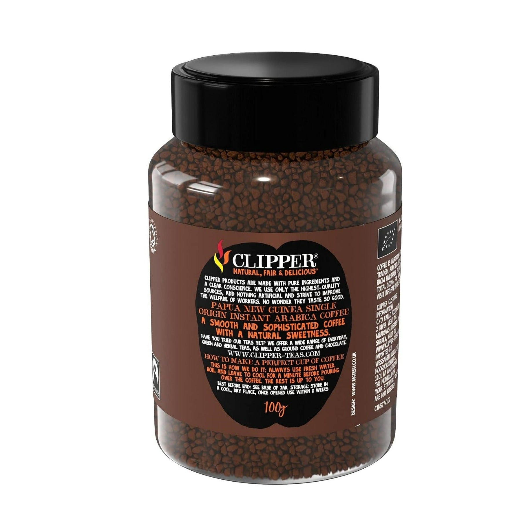 Papua New Guinea Organic Rich Roast Coffee 100g - Clipper - Coffee - Eco Natural Products