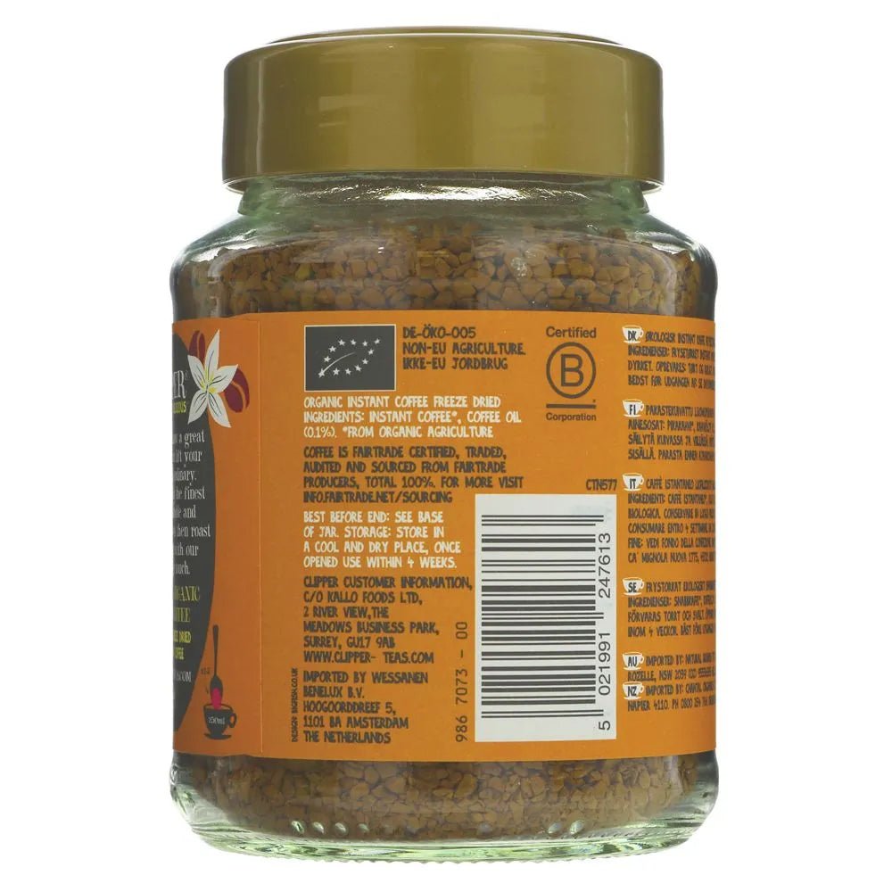 Papua New Guinea Organic Rich Roast Coffee 100g - Clipper - Instant Coffee - Clipper