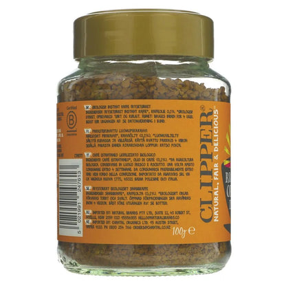 Papua New Guinea Organic Rich Roast Coffee 100g - Clipper - Instant Coffee - Clipper