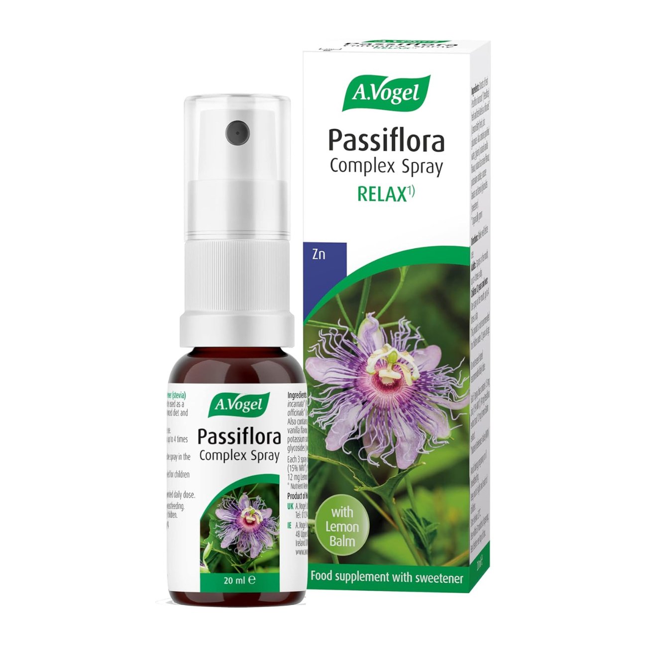 Passiflora and Lemon Balm Spray 20ml [BLACK FRIDAY] - Eco Natural Products - A. Vogel - Vitamins & Supplements