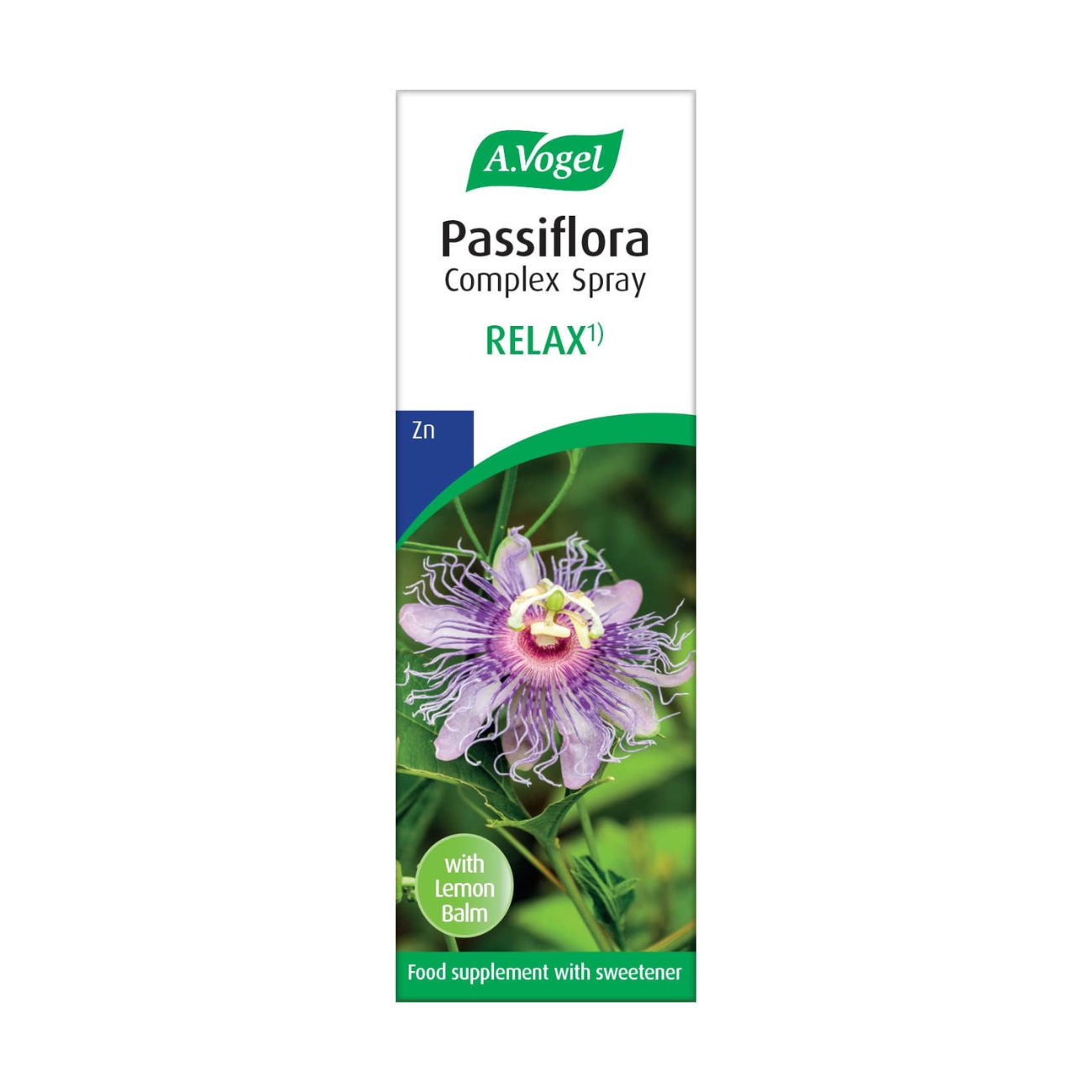 Passiflora and Lemon Balm Spray 20ml front