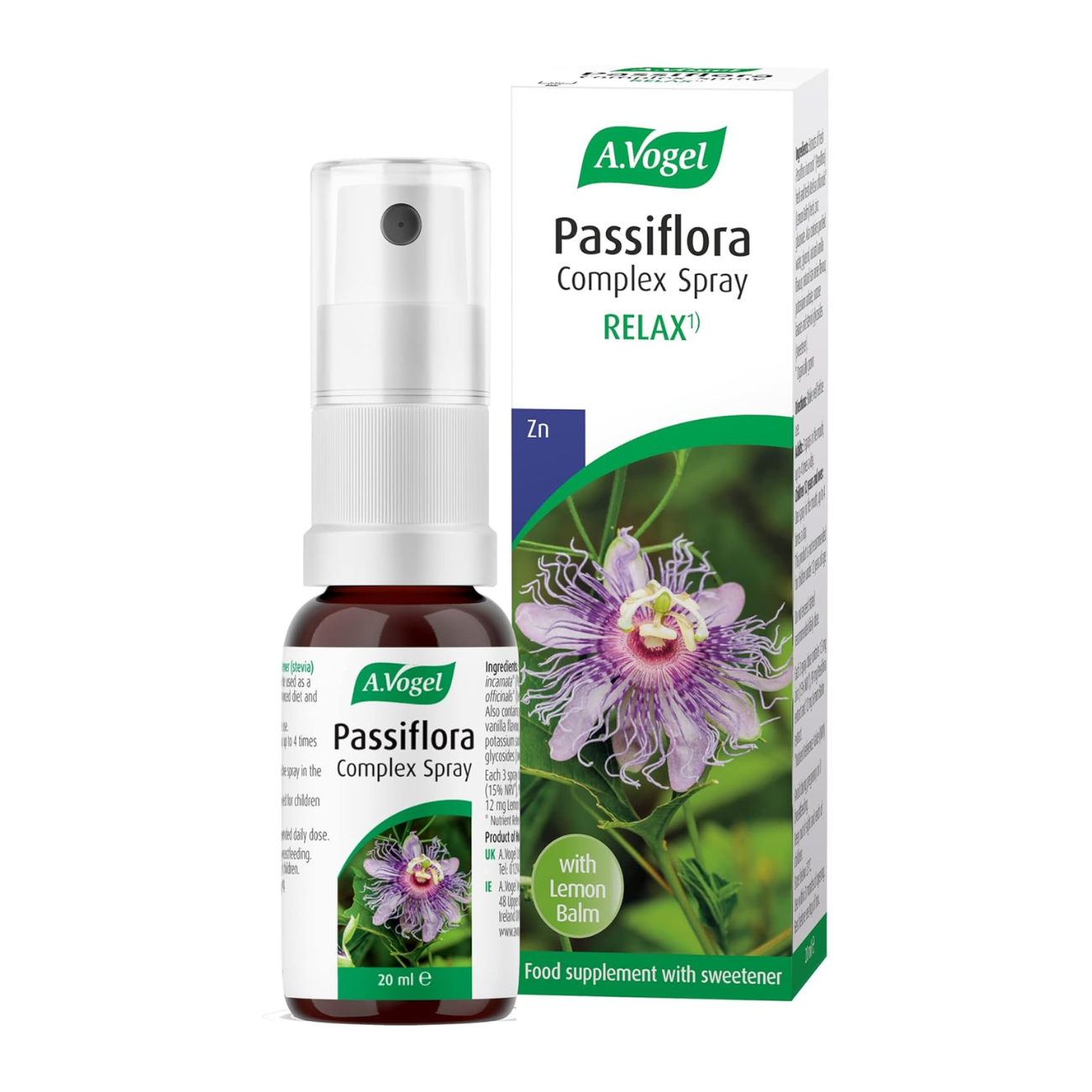 Passiflora and Lemon Balm Spray 20ml main