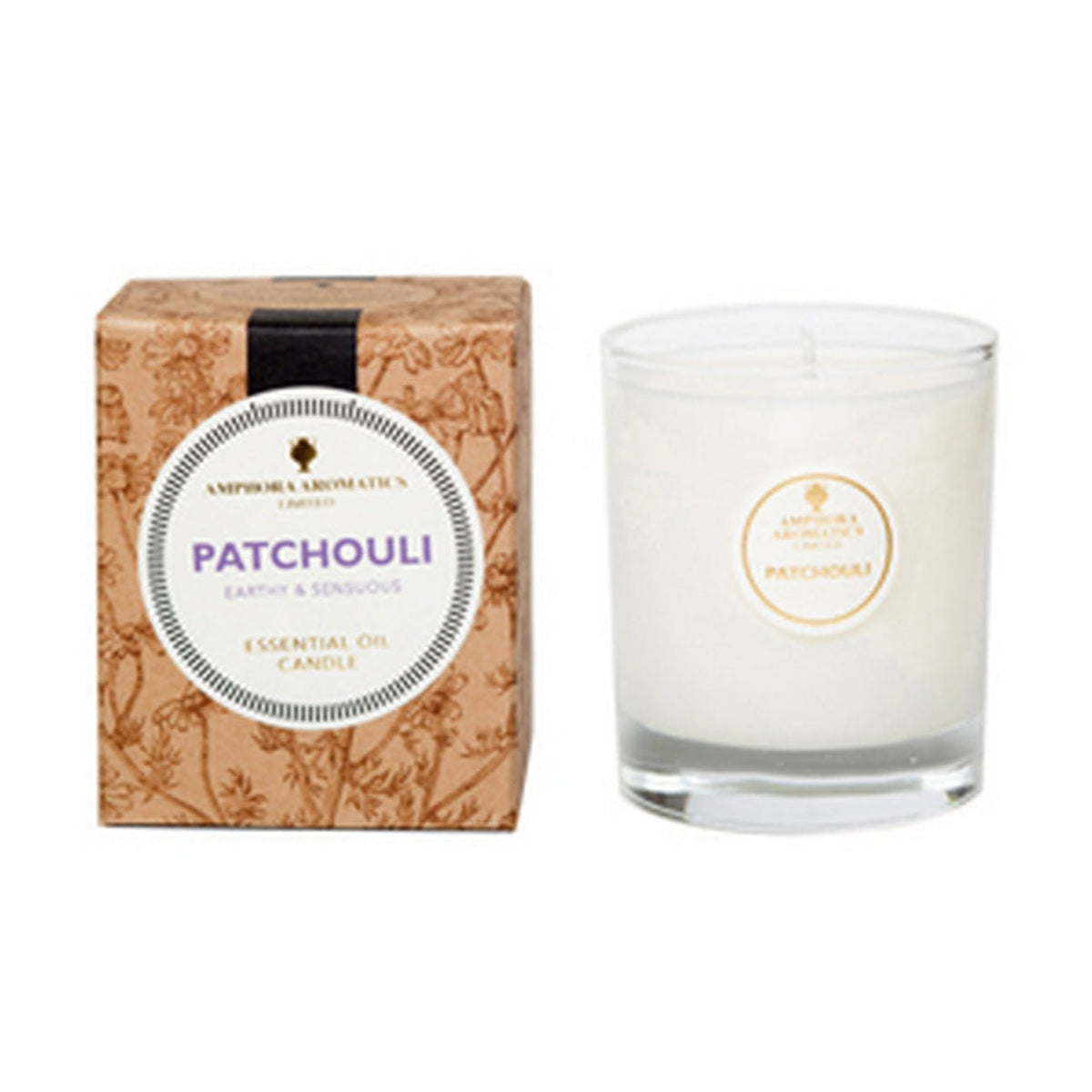 Patchouli 40hr Pot Candle - Amphora Aromatics - Candles - Amphora Aromatics