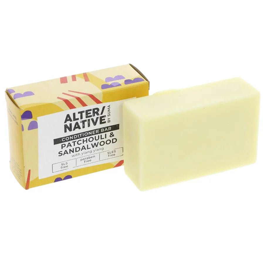 Patchouli & Sandalwood Conditioner Bar 90g - Alter/Native - Conditioners - Eco Natural Products