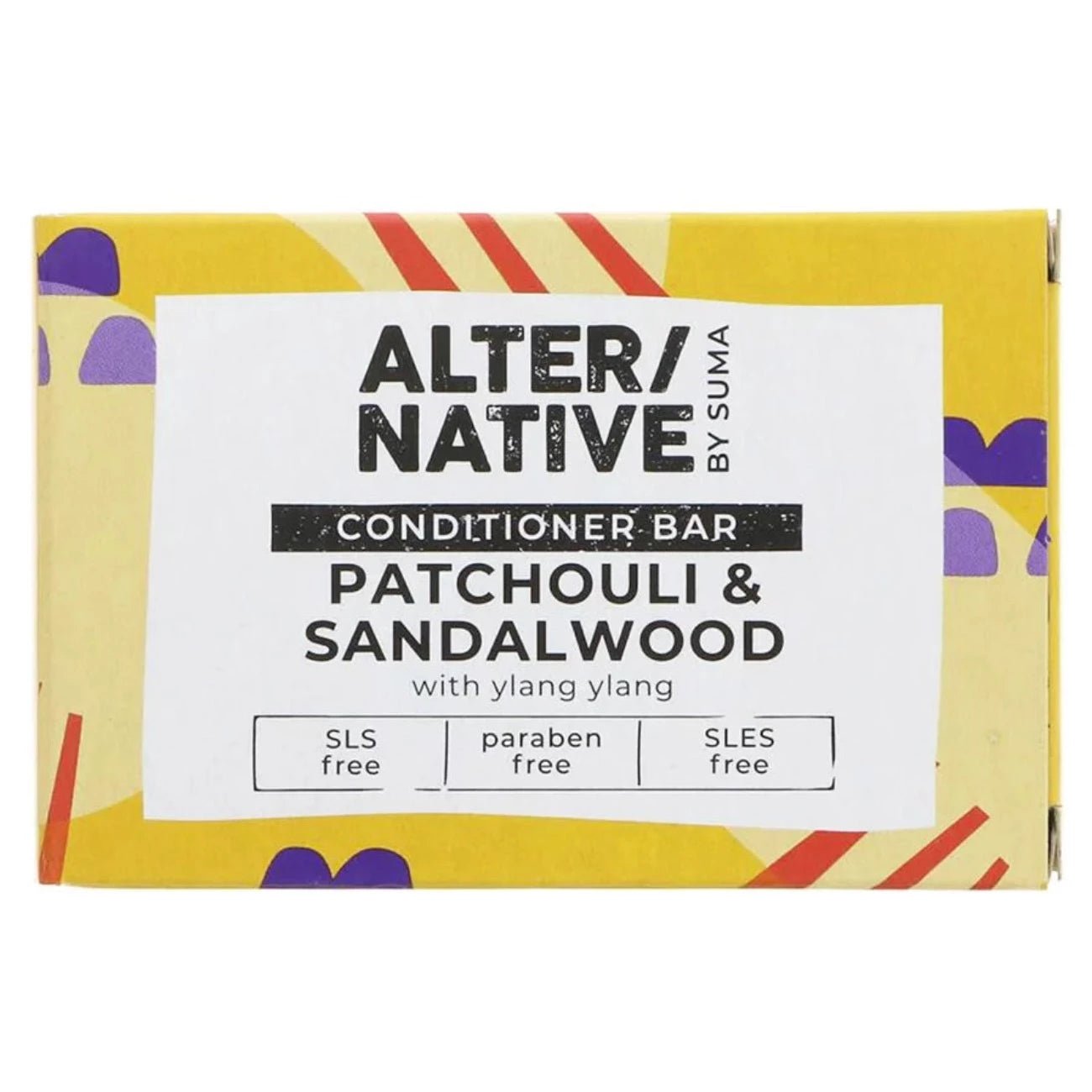 Patchouli & Sandalwood Conditioner Bar 90g - Alter/Native - Conditioners - Eco Natural Products