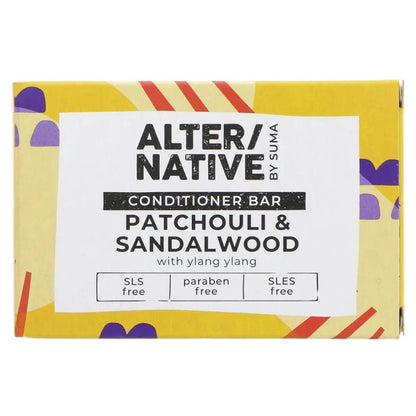 Patchouli & Sandalwood Conditioner Bar 90g - Alter/Native - Conditioners - Eco Natural Products
