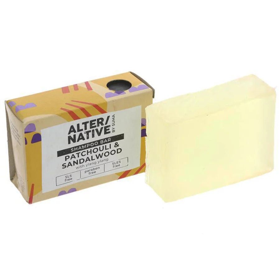 Patchouli & Sandalwood Glycerine Shampoo Bar 90g - Alter/Native - Shampoo - Eco Natural Products