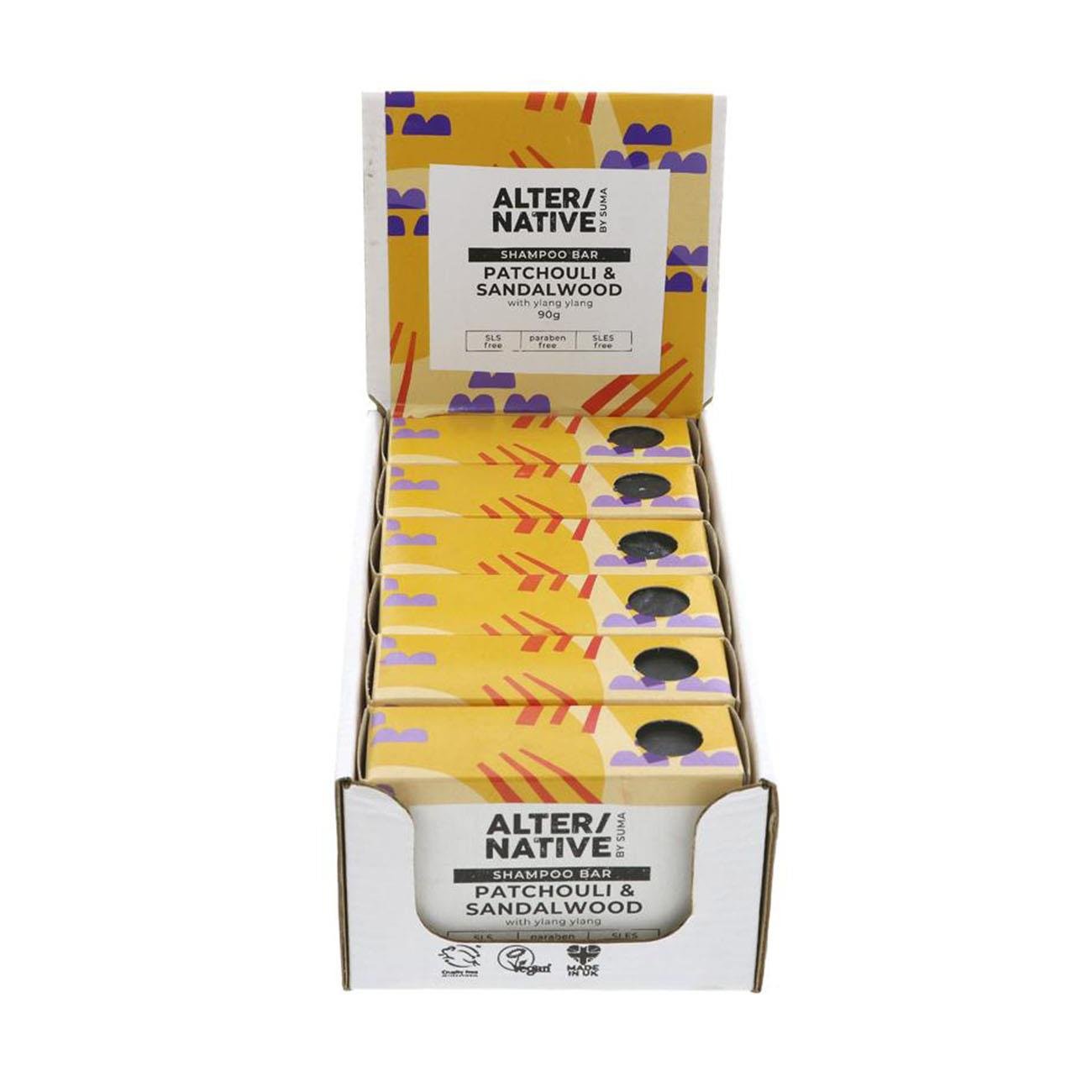 Patchouli & Sandalwood Glycerine Shampoo Bar 90g - Alter/Native - Shampoo - Eco Natural Products