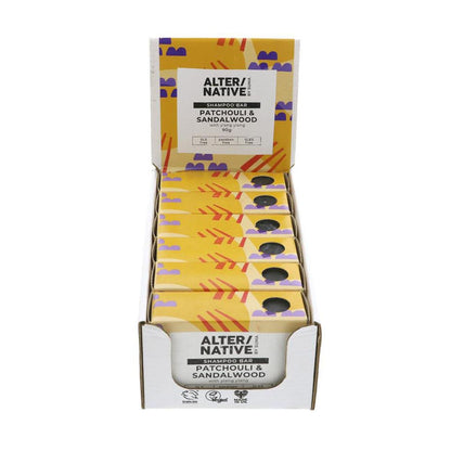 Patchouli & Sandalwood Glycerine Shampoo Bar 90g - Alter/Native - Shampoo - Eco Natural Products