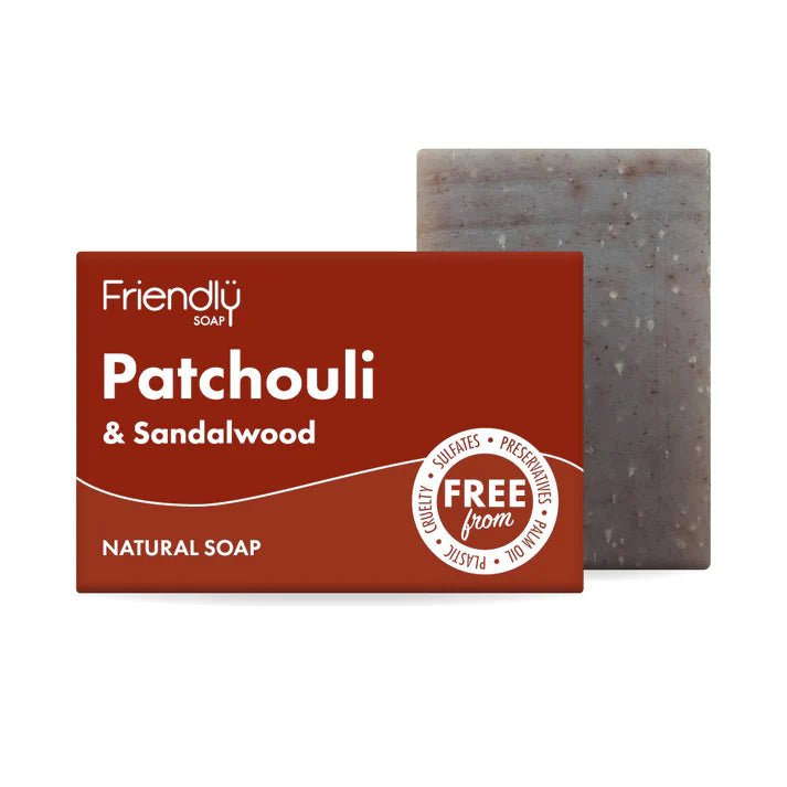 Patchouli & Sandalwood Soap 95g - Friendly Soap - Bar Soap - Eco Natural Products