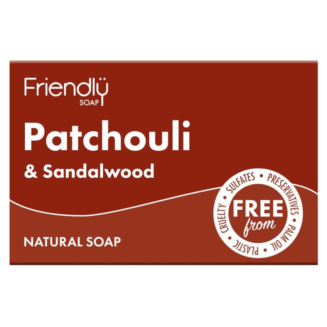 Patchouli & Sandalwood Soap 95g - Friendly Soap - Bar Soap - Eco Natural Products